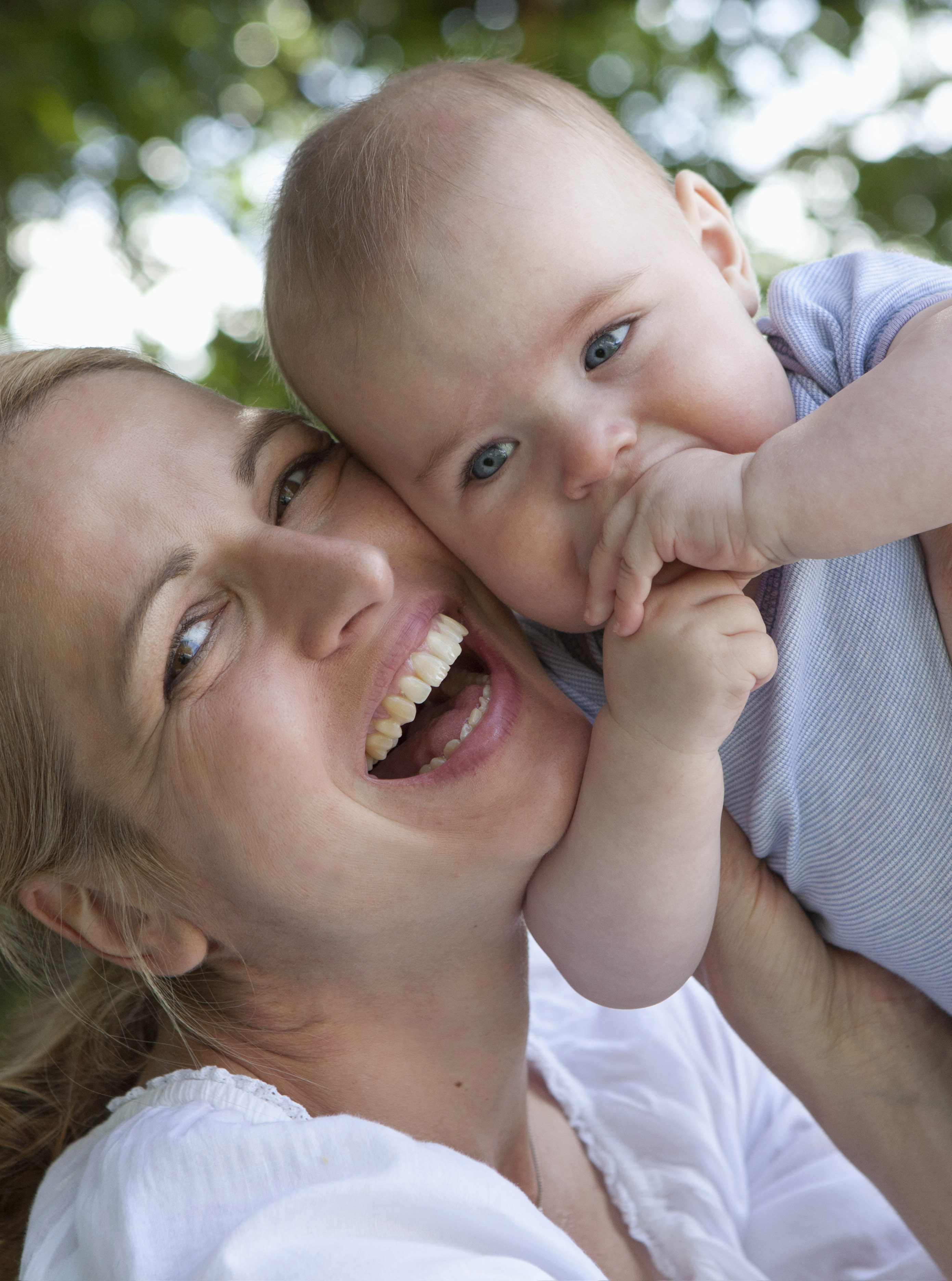 Mother with baby