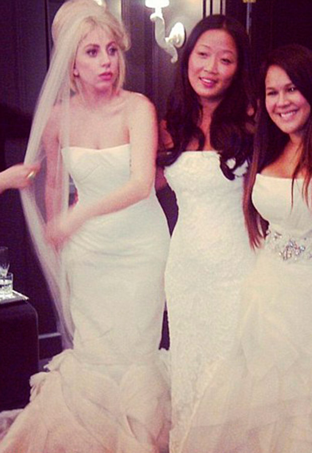 Lady Gaga wedding dress - Lady Gaga Twitter - Marie Claire - Marie Claire UK Lady Gaga wedding dress - Lady Gaga Twitter - Marie Claire - Marie Claire UK