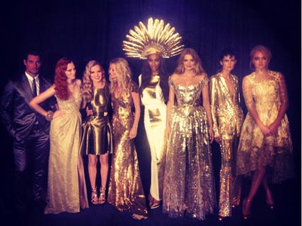 Celeb twitpics Olympics closing ceremony