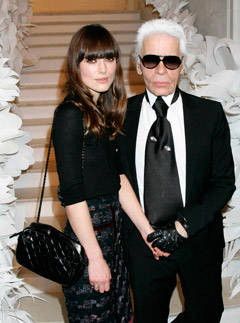 Karl Lagerfeld to design Keira Knightley's wedding dress