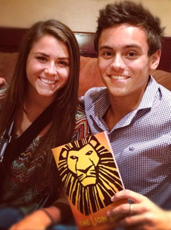 Tom Daley and Kassidy Cook