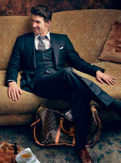 Louis Vuitton Core Values advertising campaign featuring Michael Phelps and Larisa Latynina