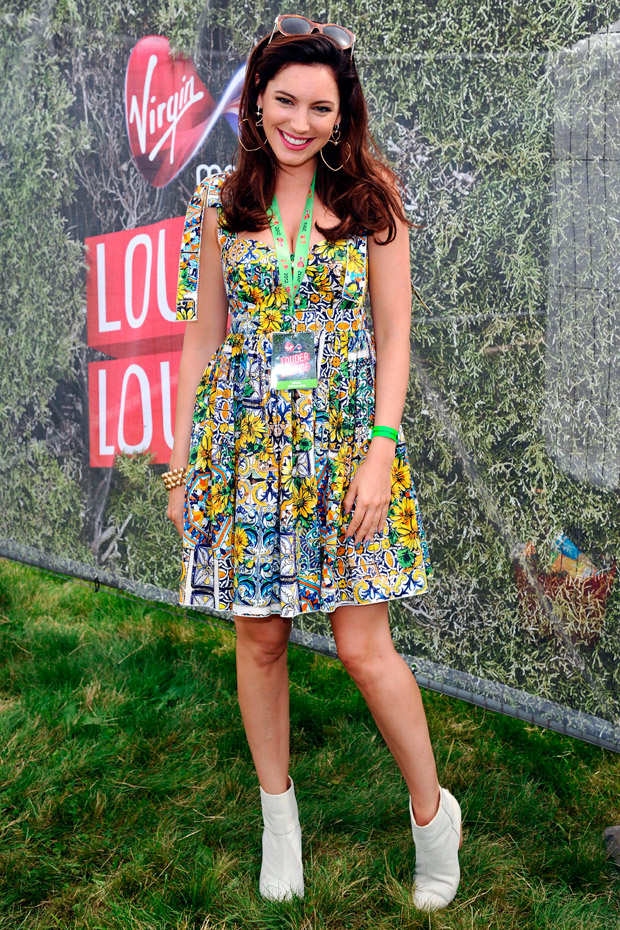 Kelly Brook at V Festival 2012