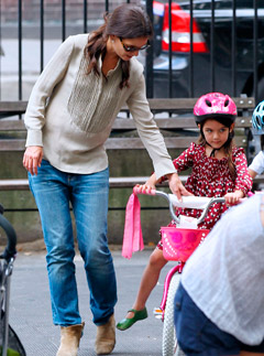 Katie Holmes and Suri Cruise