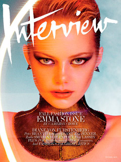 Emma Stone covers Interview Magazine