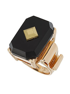 Topshop Rectangle Stone Ring 