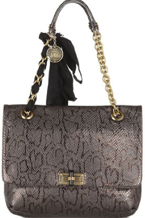 Lanvin Mini Sugar Ivory Leather Shoulder Bag