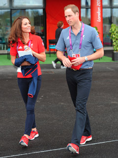 Prince William and Kate Middleton at the Paralympics