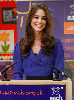 Kate Middleton to give first public overseas speech