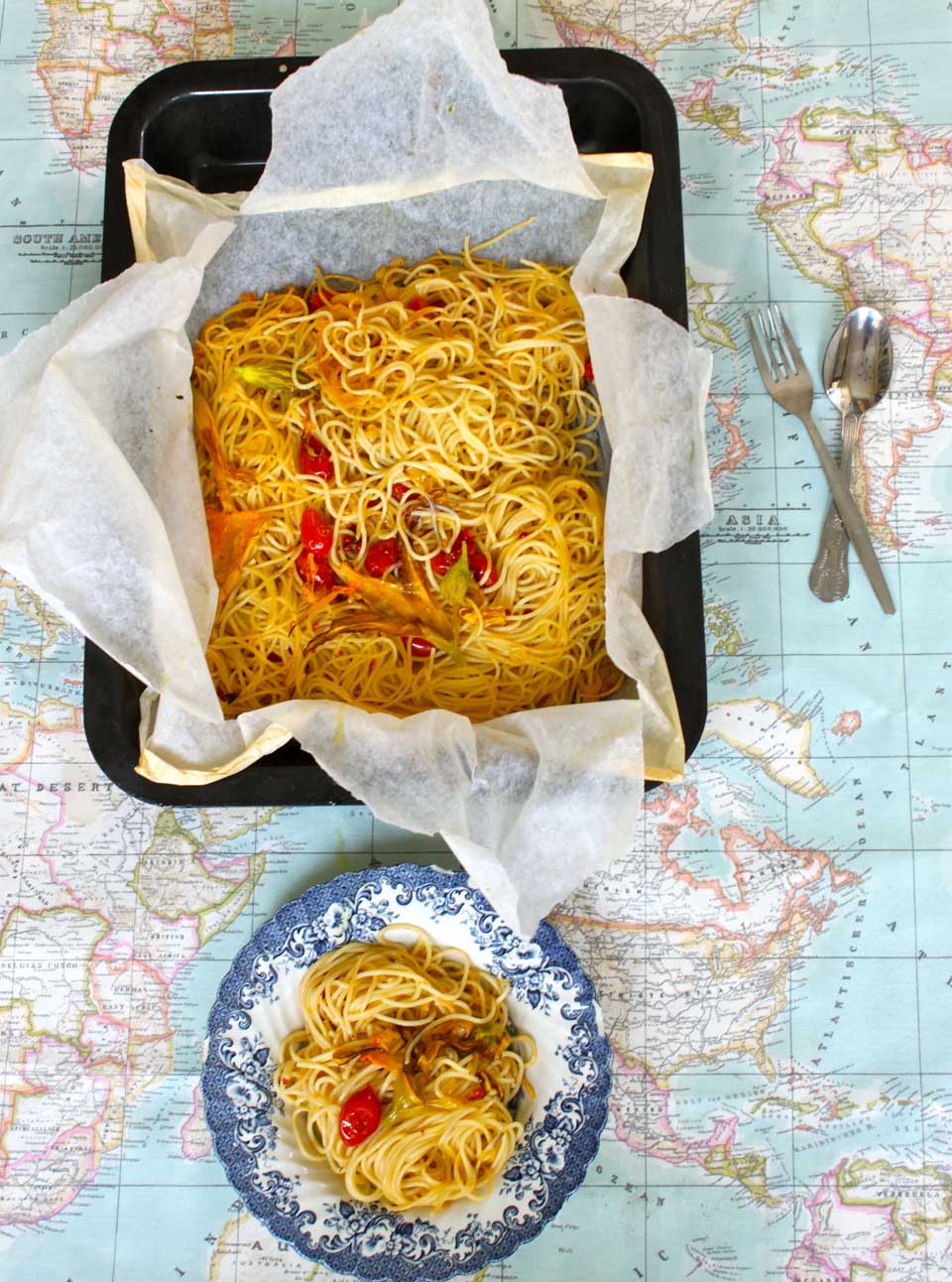 Spaghetti al cartoccio 
