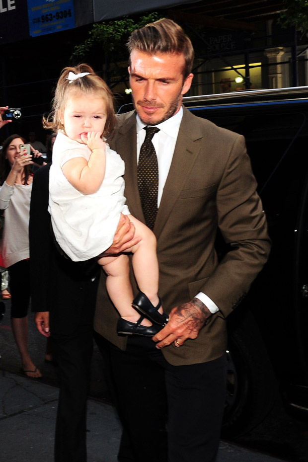 David Beckham at New York Fashion Week spring/summer 2013