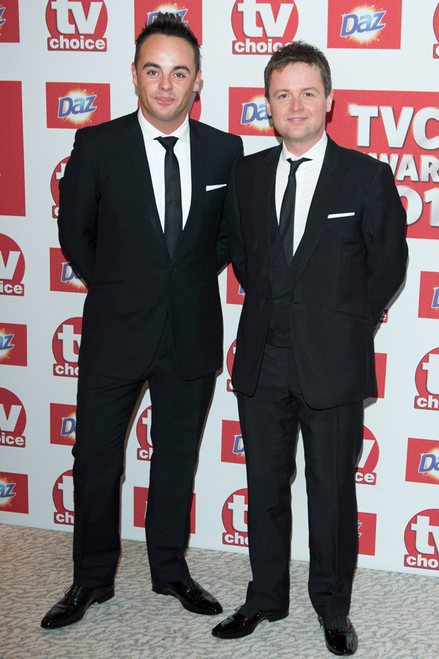 Ant and Dec at the TV Choice Awards 2012