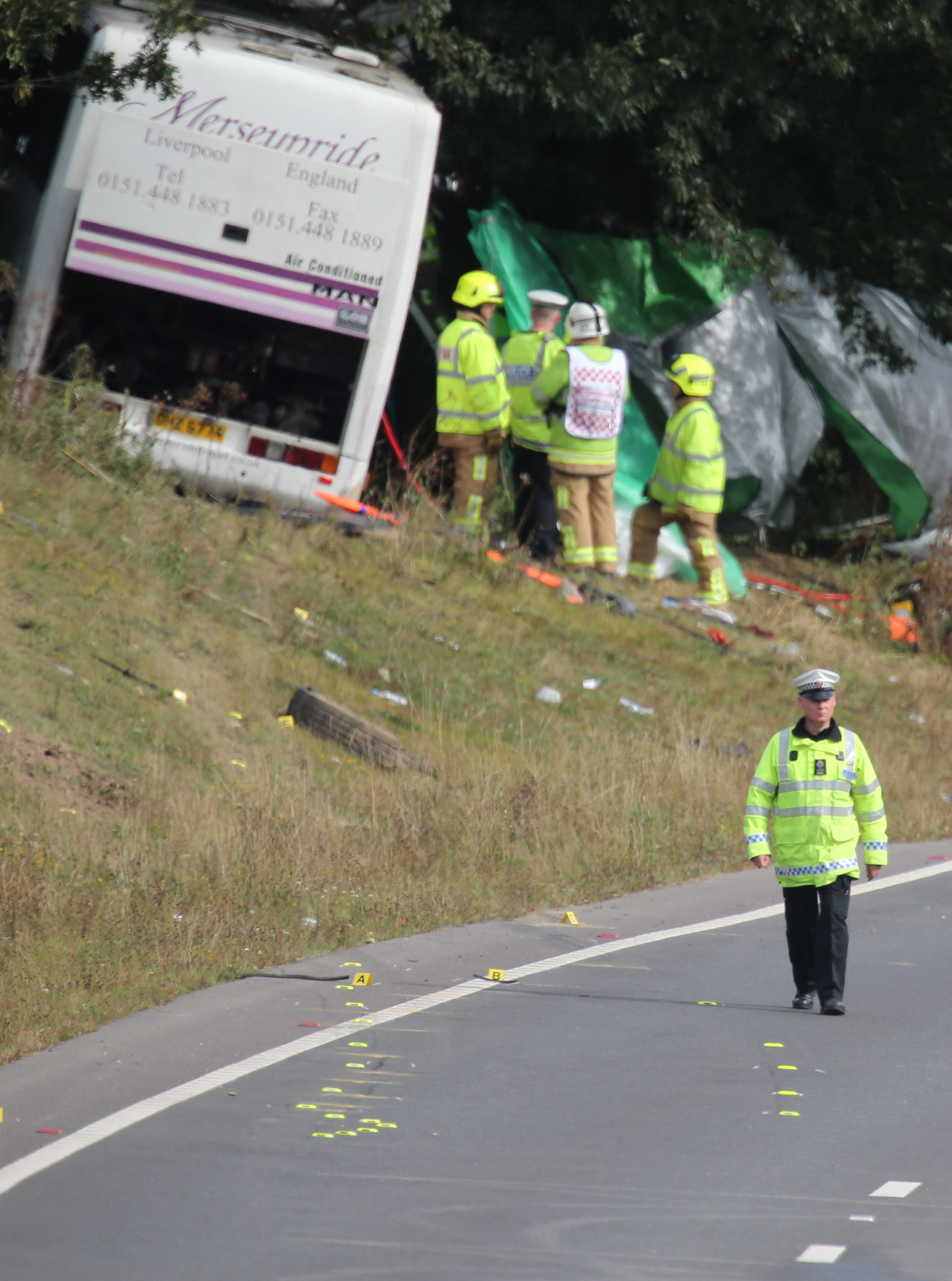 Bestival coach crash