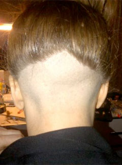lady gaga shaves head