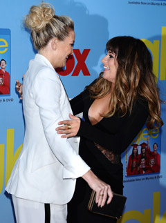 Lea Michele and Kate Hudson 