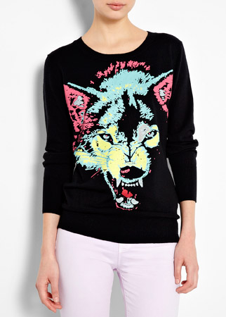 Markus Lupfer wolf print jumper, &pound;245