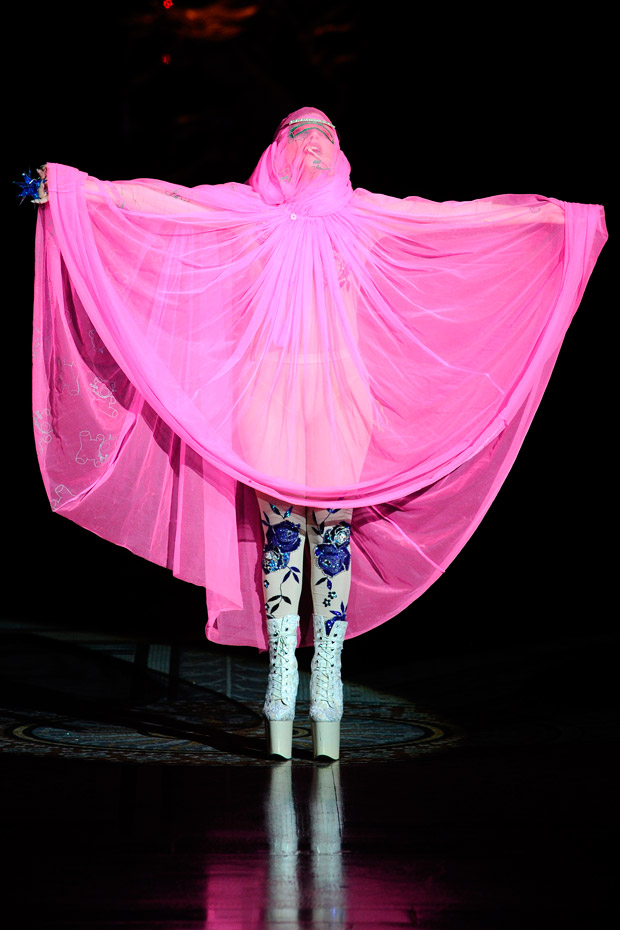 Lady Gaga at London Fashion Week spring/summer 2013