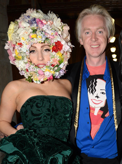 Lady Gaga and Philip Treacy