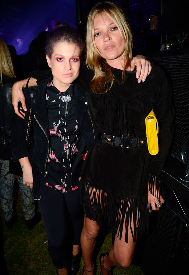 Kate Moss and Kelly Osbourne at The Serpentine Future Contemporaries party