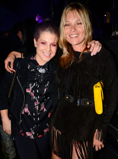 Kate Moss and Kelly Osbourne at The Serpentine Future Contemporaries party