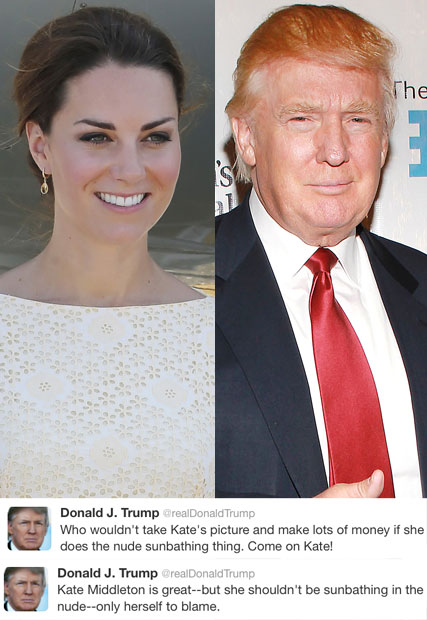 Kate Middleton Donald Trump