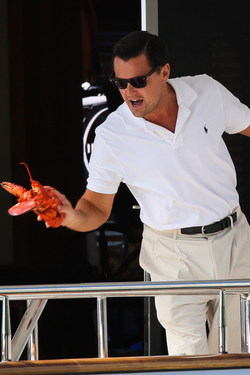 Leonardo DiCaprio in The Wolf of Wall Street