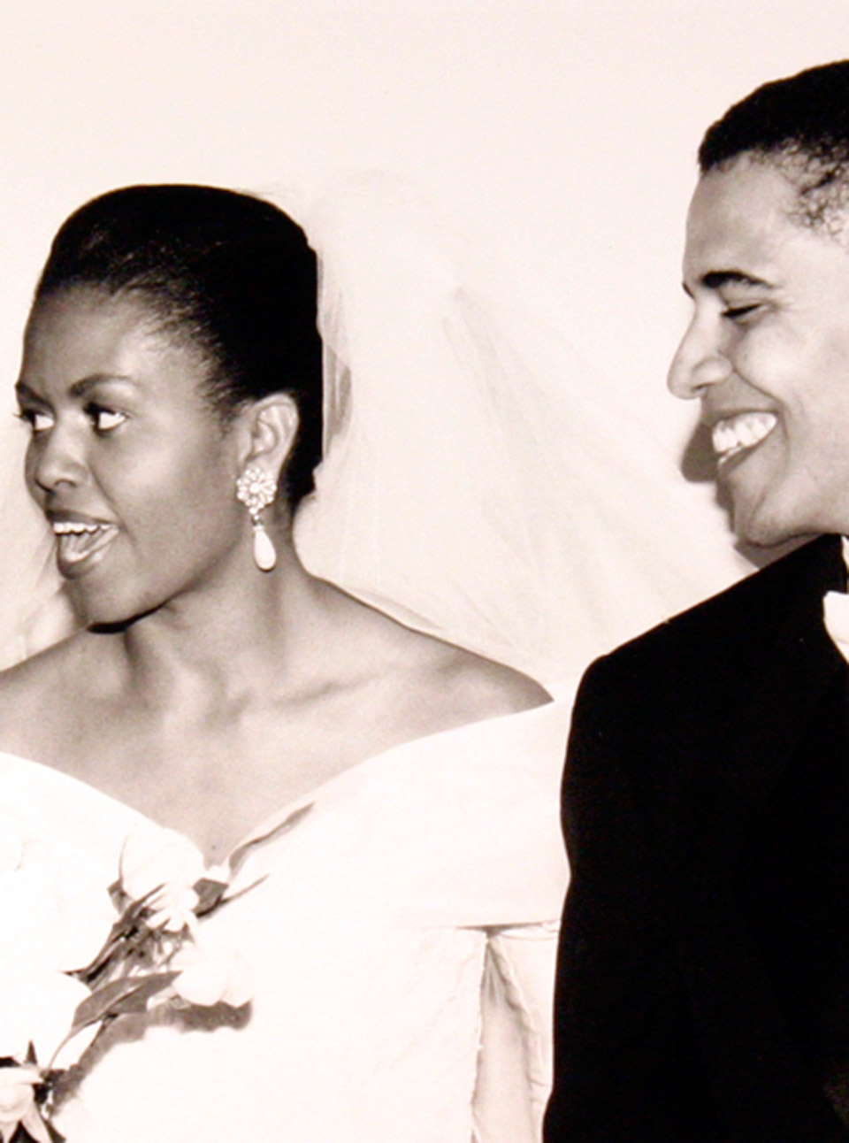 Michelle Obama and Barack Obama