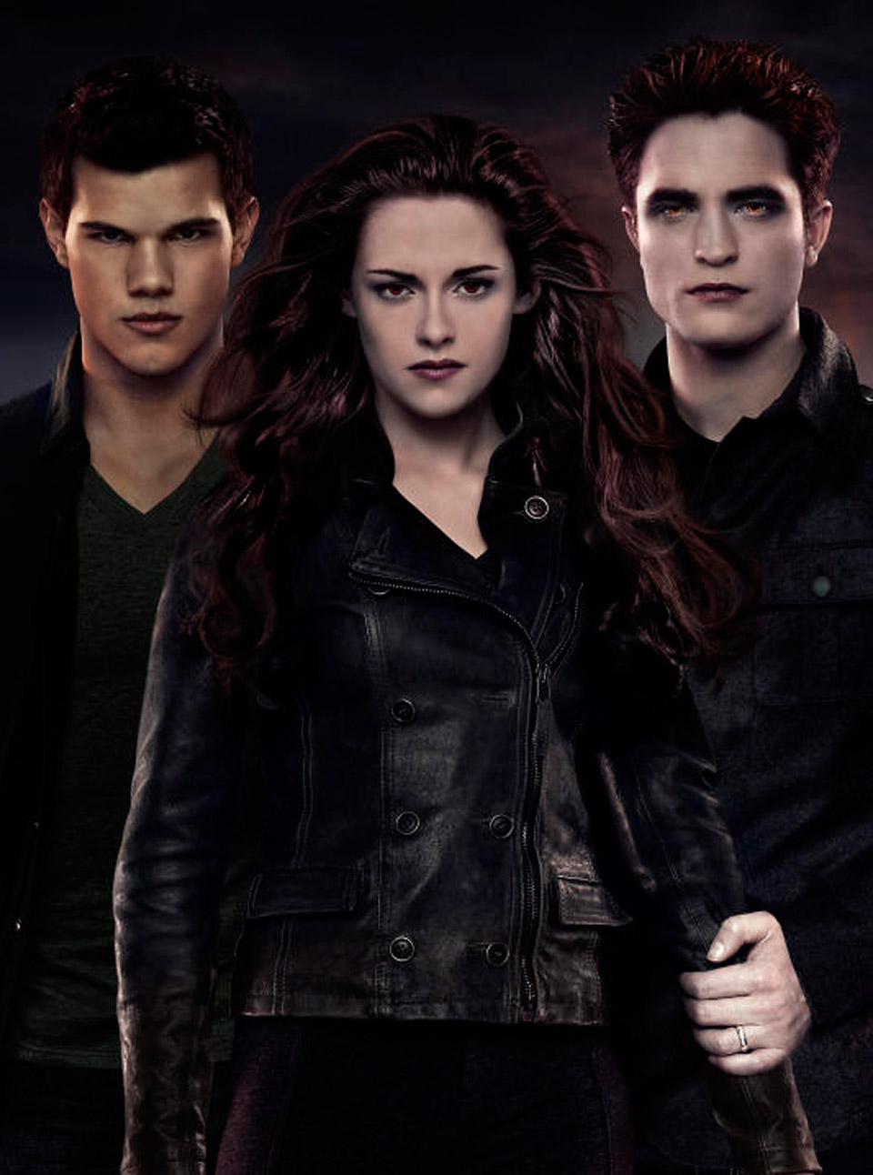 Robert Pattinson, Kristen Stewart & Taylor Lautner