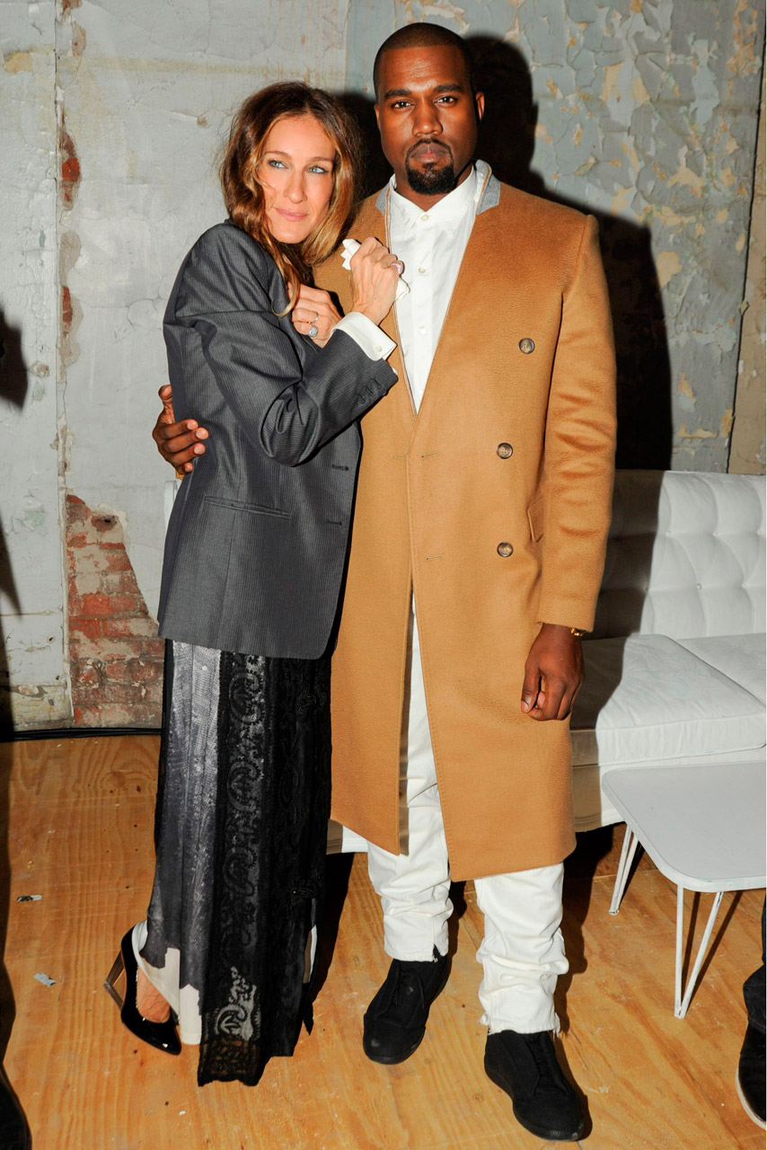 Sarah Jessica Parker and Kanye West at Some of the biggest names in fashion and the arts stepped out to celebrate the launch of the highly anticipated Maison Martin Margiela for H&M collection party
