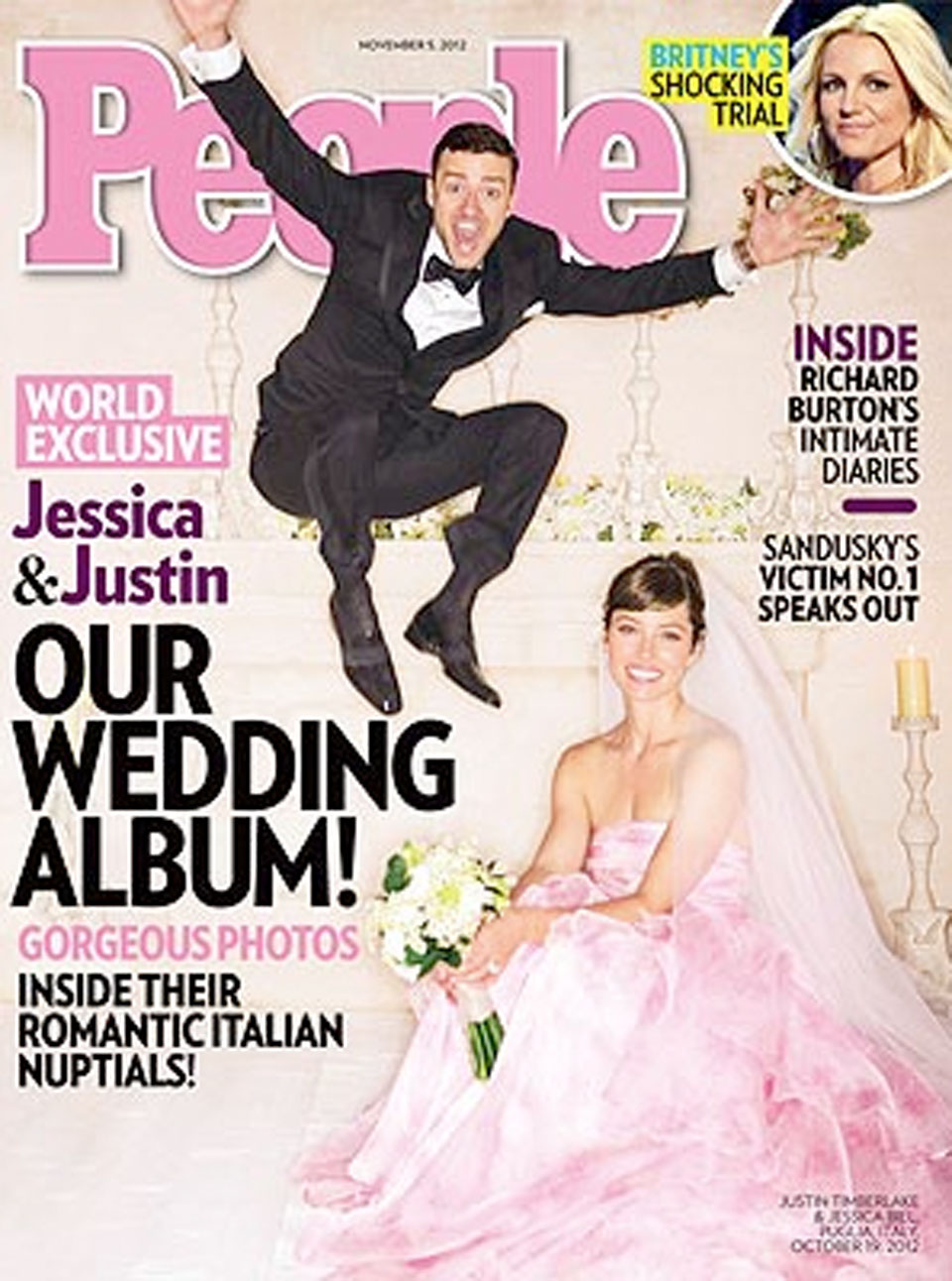 in Timberlake and Jessica Biel wedding photo 