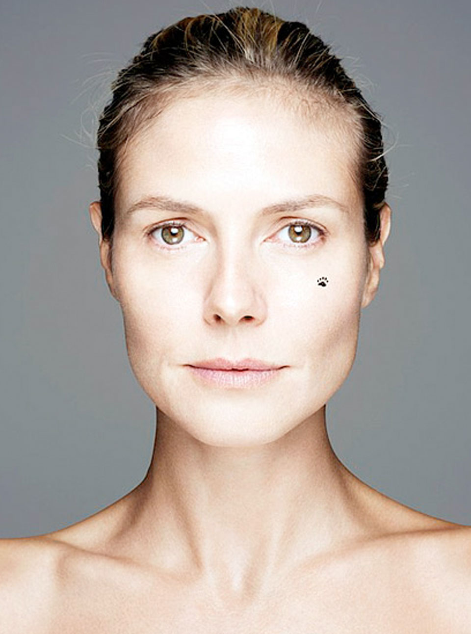 Heidi Klum without make-up