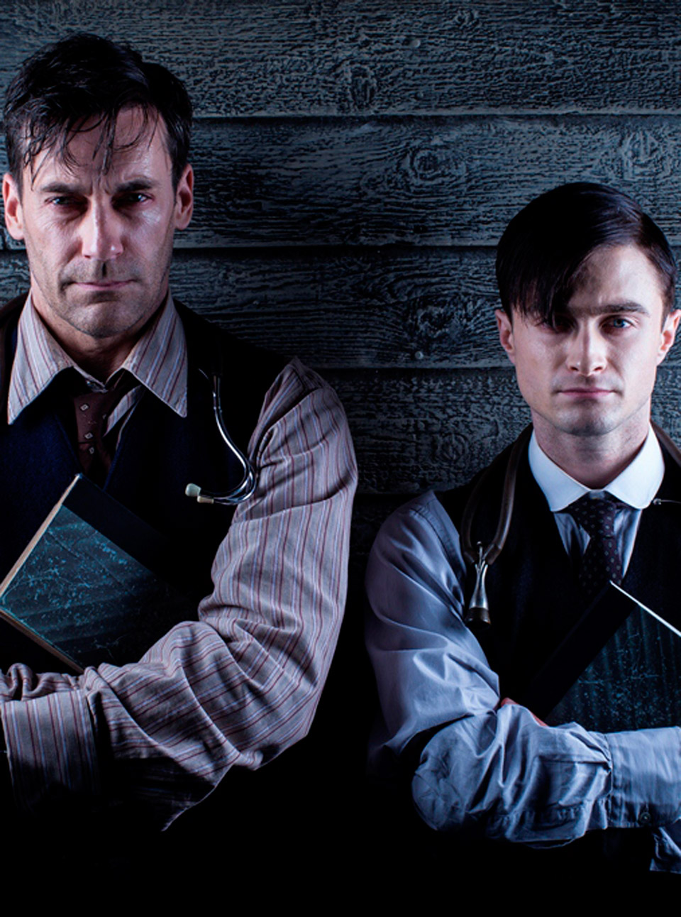 Daniel Radcliffe and Jon Hamm