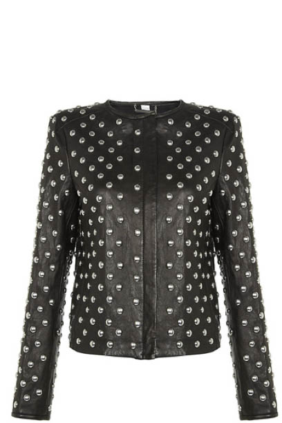 Diane Von Furstenberg leather jacket