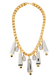 Warehouse Giant Jewel Necklace 