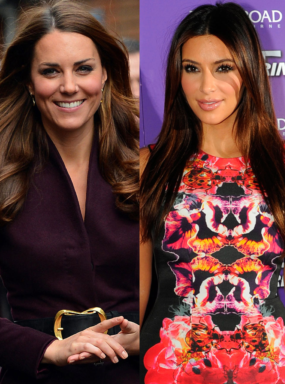 Kate Middleton Kim Kardashian