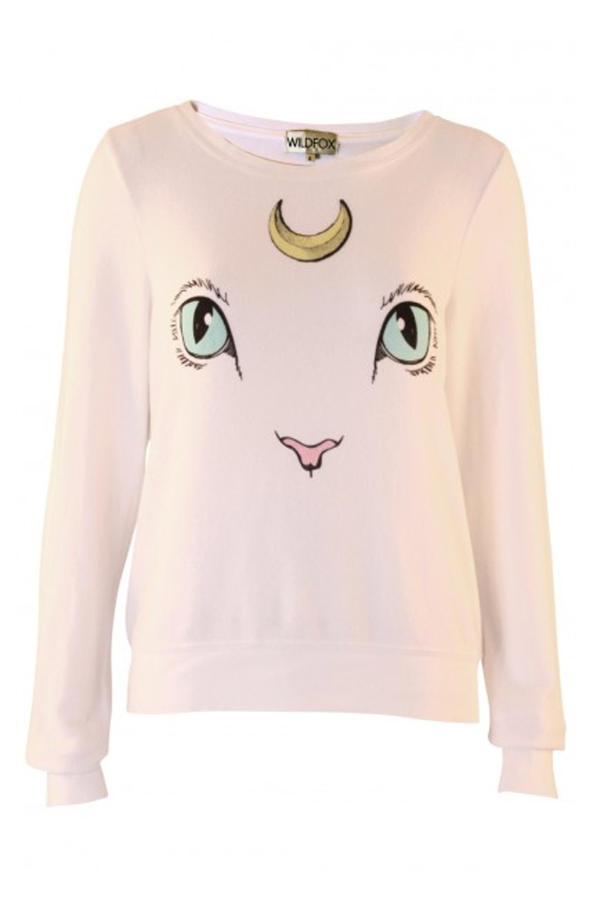 Mimi Noor Widfox cat and moon jumper