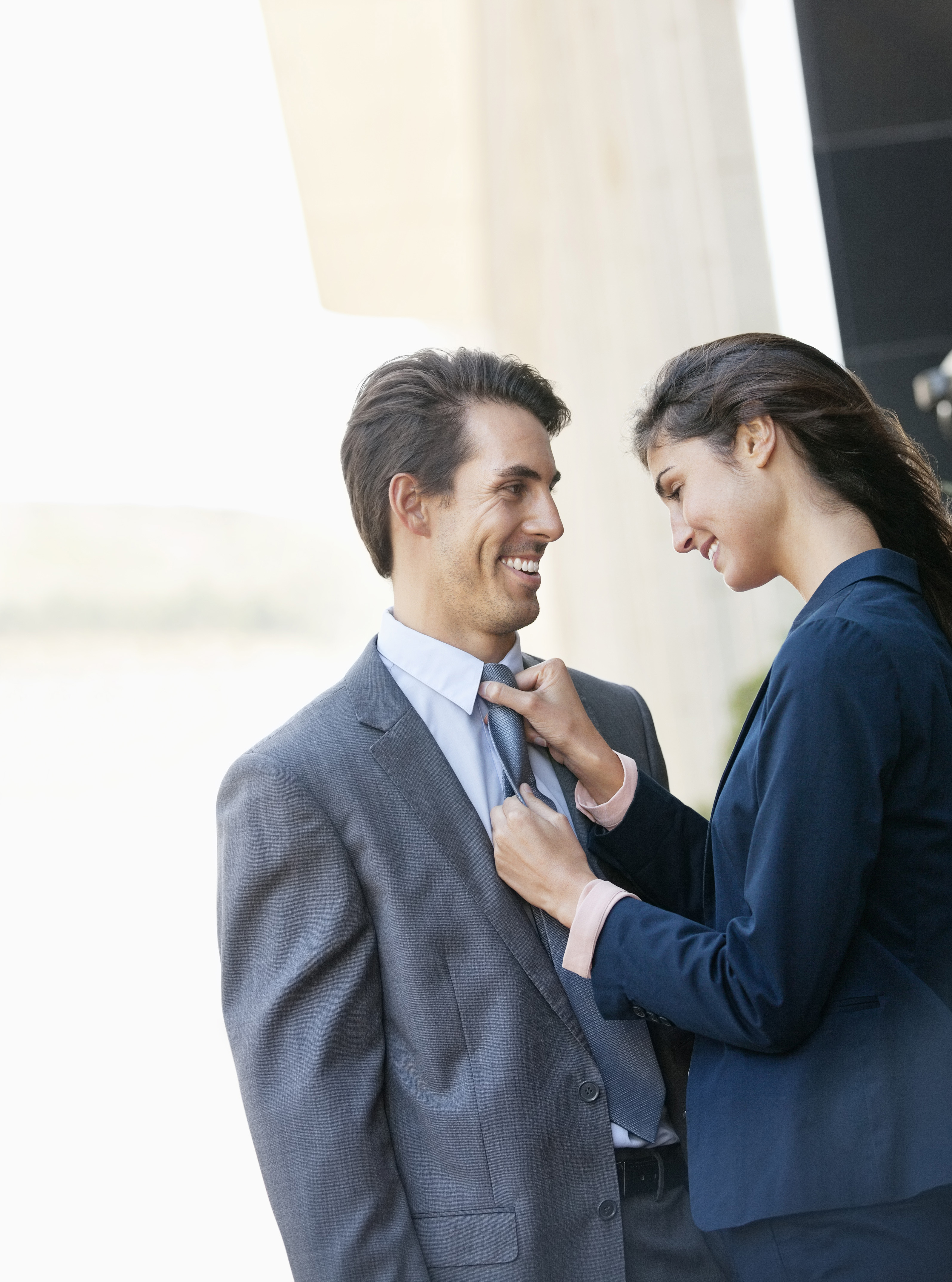 Businessman and woman