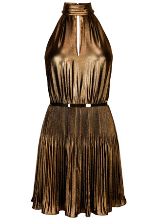 Oasis pleated halter neck dress, &pound;65