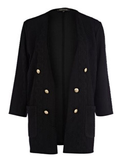 River Island cable knit blazer
