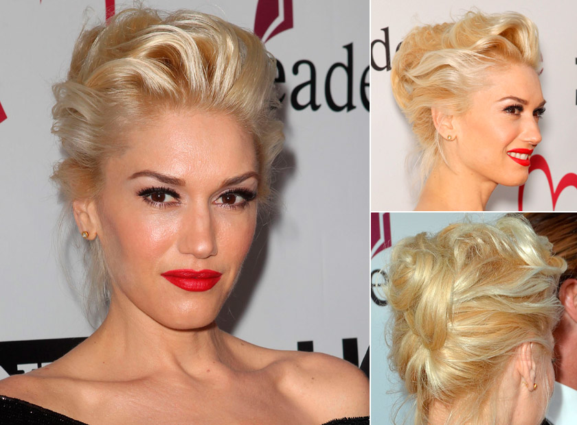 Gwen Stefani party hair