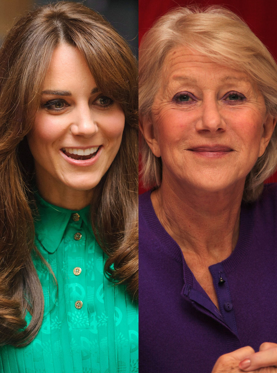Kate Middleton Helen Mirren