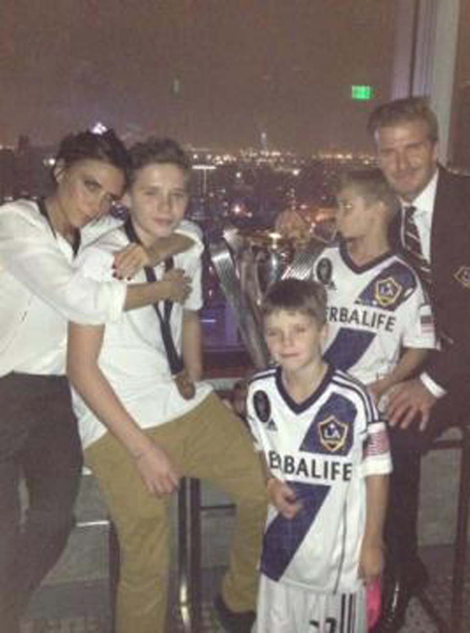 David Beckham and Victoria Beckham 