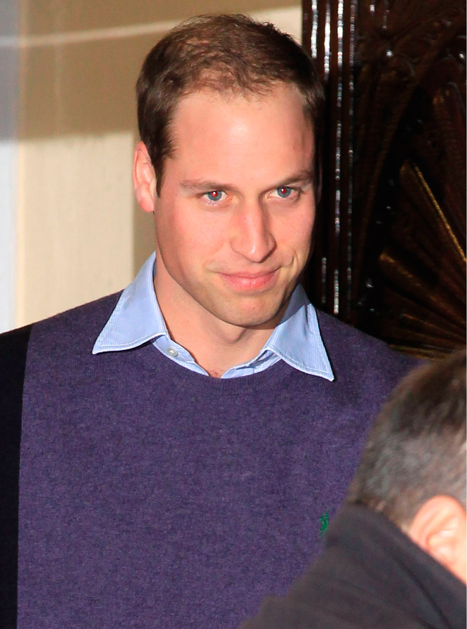 Prince William visiting Kate Middleton in hospital