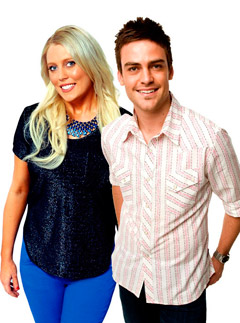 Michael Christian and Mel Greig