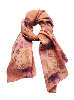 Anthropologie Kaleidoscope Profile scarf