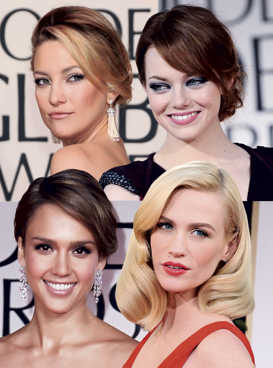Golden Globes Hair