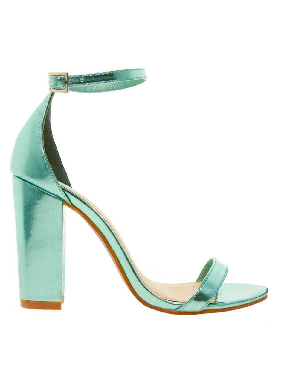 ASOS metallic heels