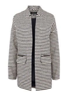 Warehouse stripe bike coat