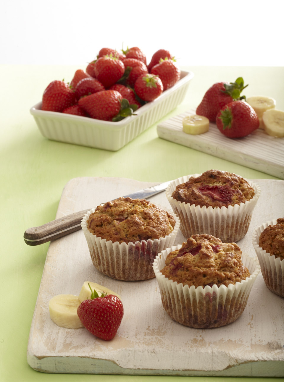 Strawberry & Banana muffin 