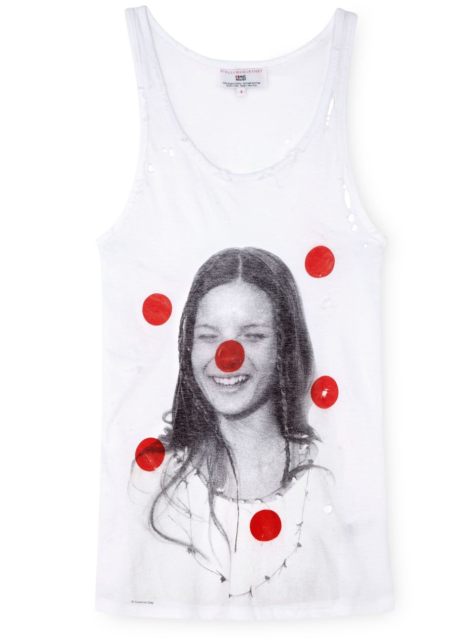 Stella McCartney customises exclusive Red Nose Day T-shirts